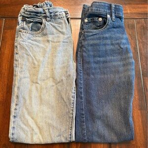 2 Pair of Boys Old Navy & Levi’s Blue Jeans Size 14